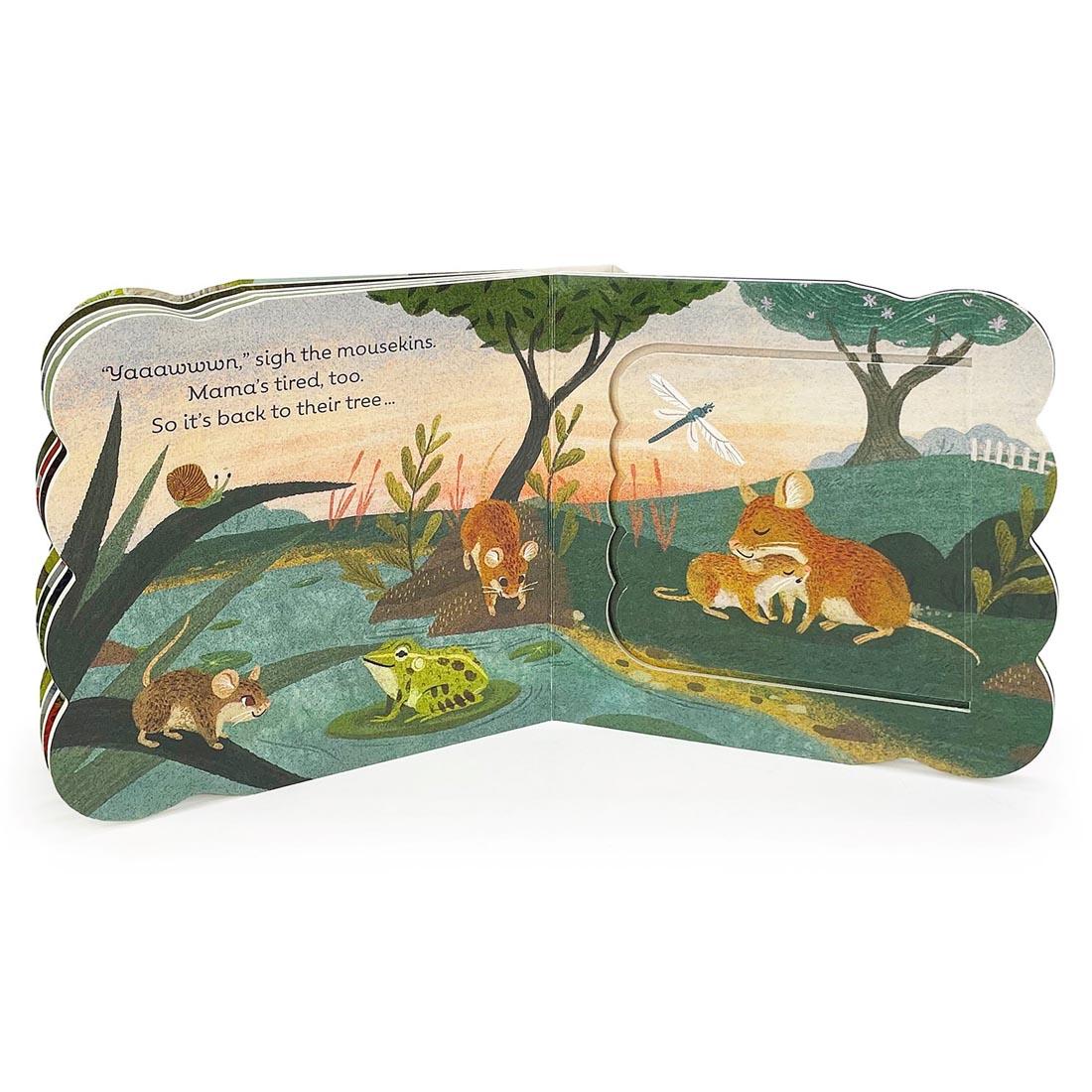 pages from Little Brown Mouse Lift-A-Flap Book