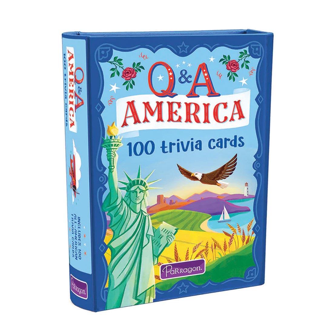 Box for Q & A America Trivia Cards