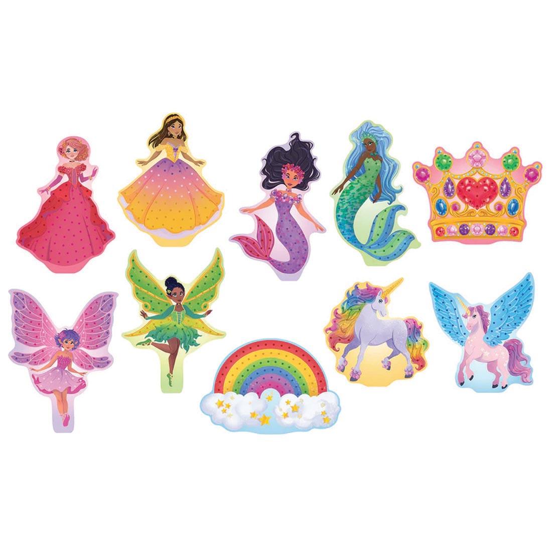 10 templates from the Totally Awesome Enchanted Friends Poke Art Craft Kit