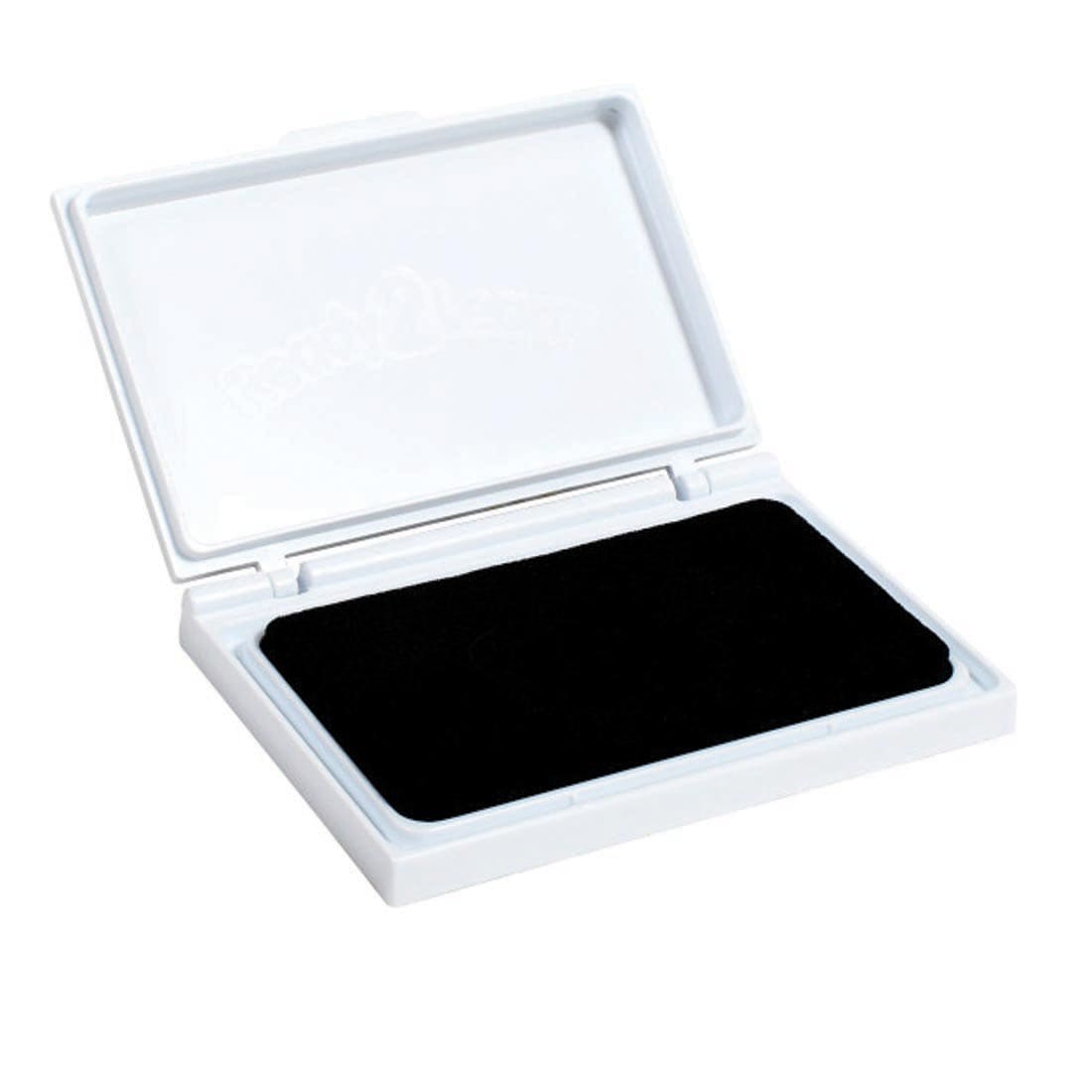 Ready 2 Learn Black Washable Stamp Pad with lid open