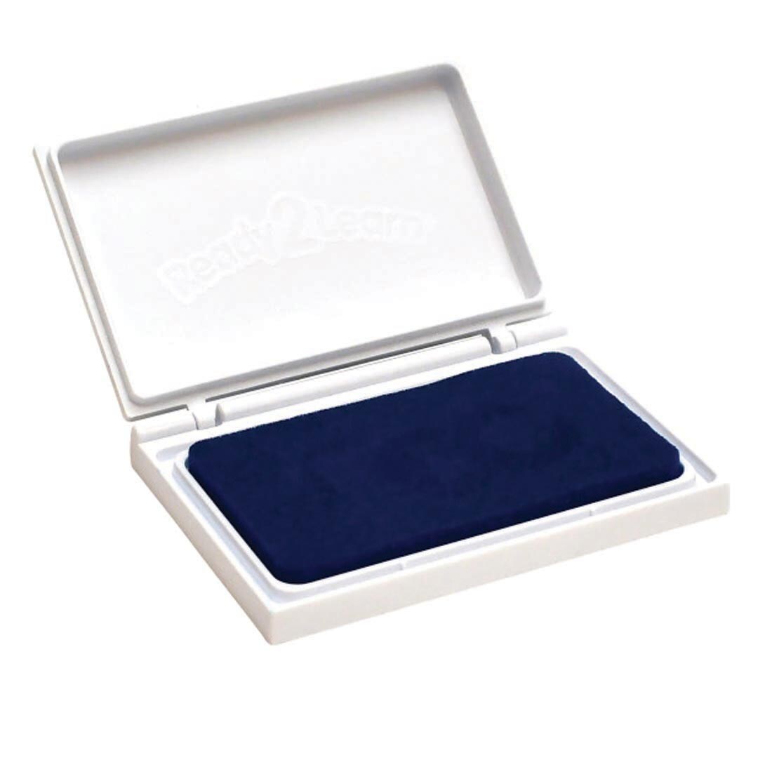 Ready 2 Learn Blue Washable Stamp Pad with lid open