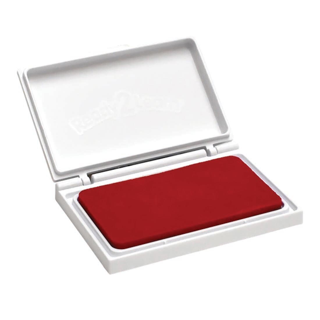 Ready 2 Learn Red Washable Stamp Pad with lid open