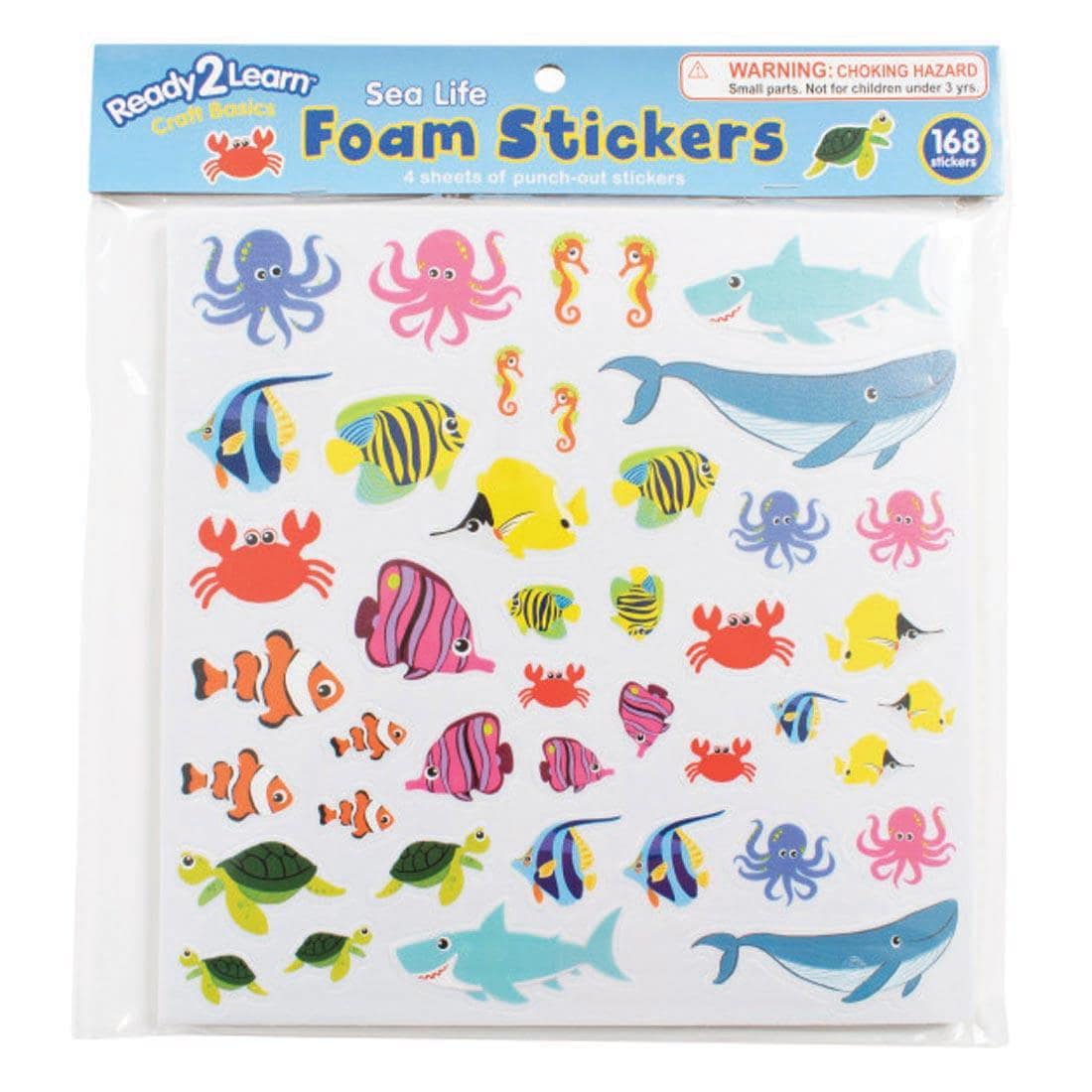 Ready 2 Learn Sea Life Foam Stickers