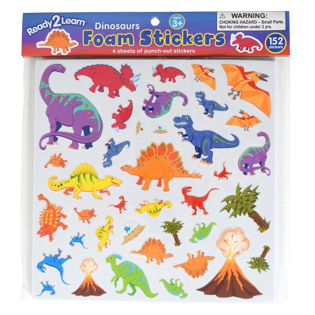 Ready 2 Learn Dinosaurs Foam Stickers