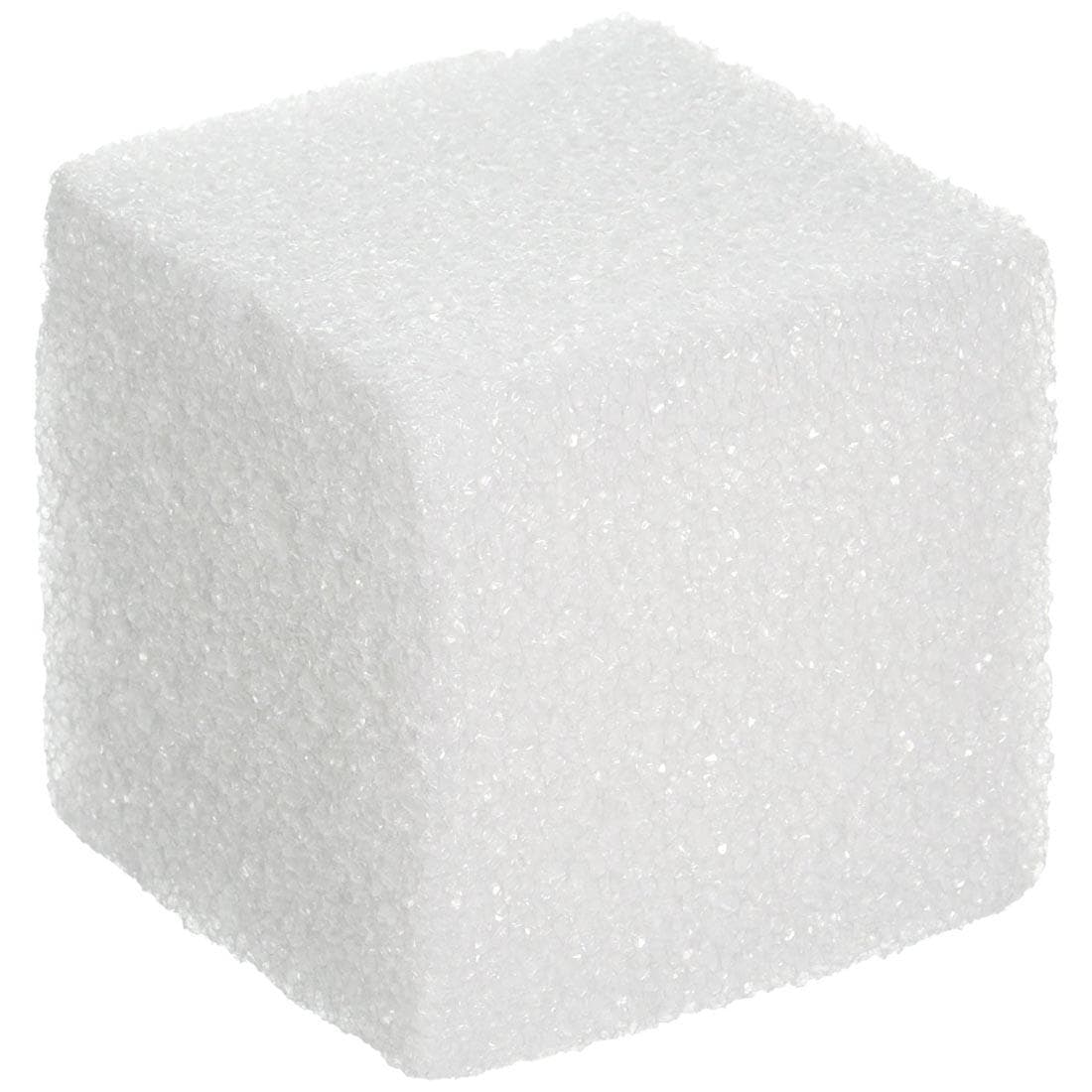 White craft foam Cube