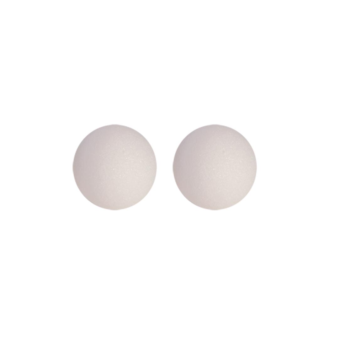 Two White Styrofoam Balls