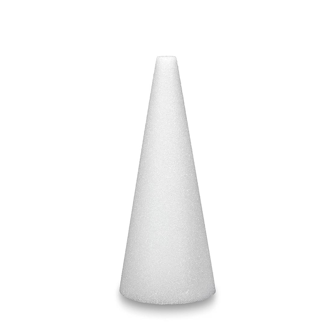 White Styrofoam Cone