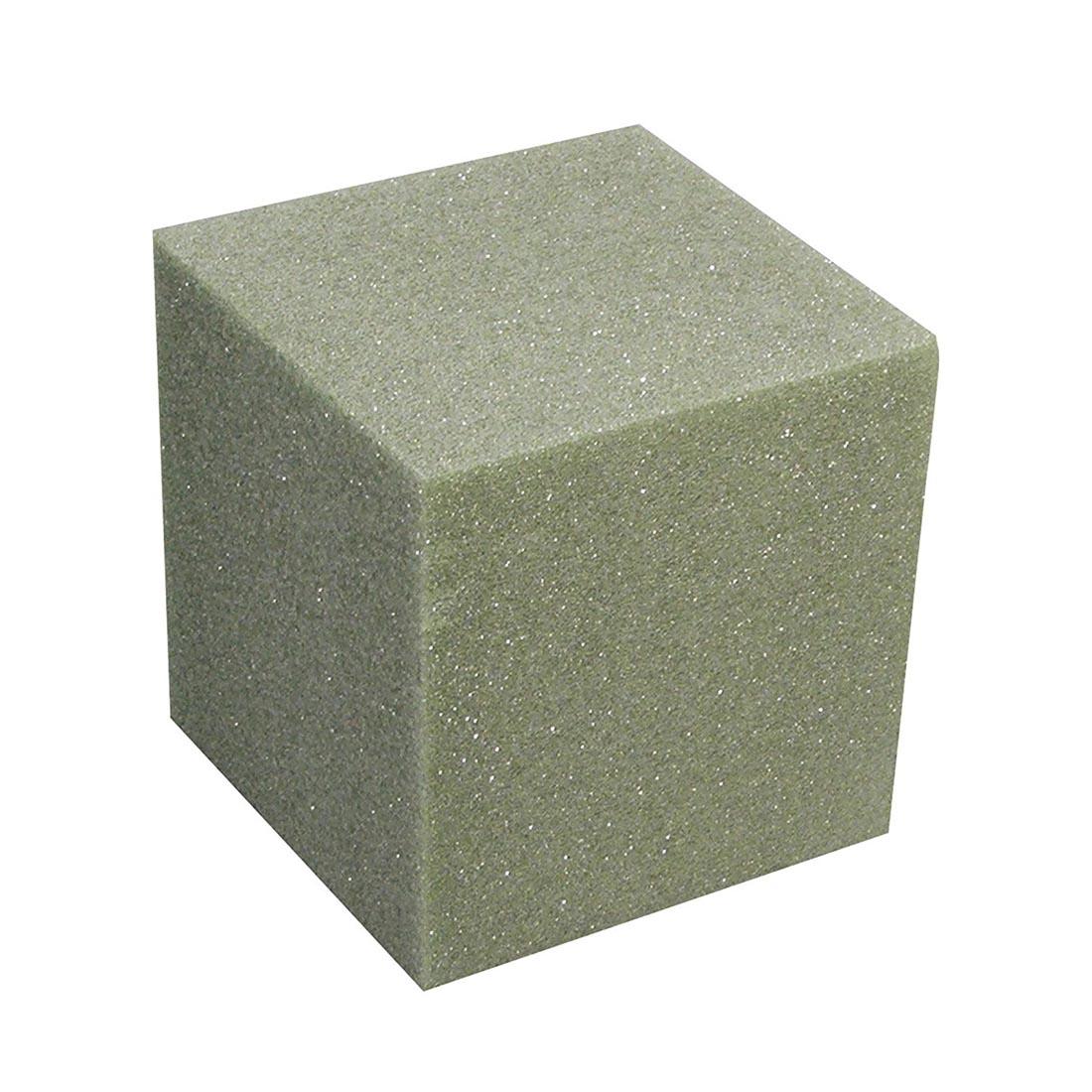 Green Sculpture Foam Cube