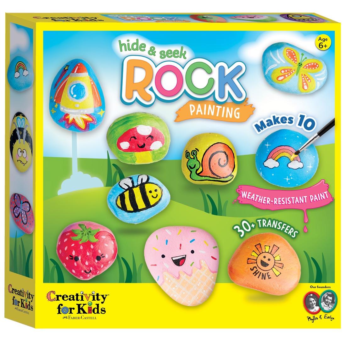 Hide & Seek Rock Painting Kit by Creativity For Kids