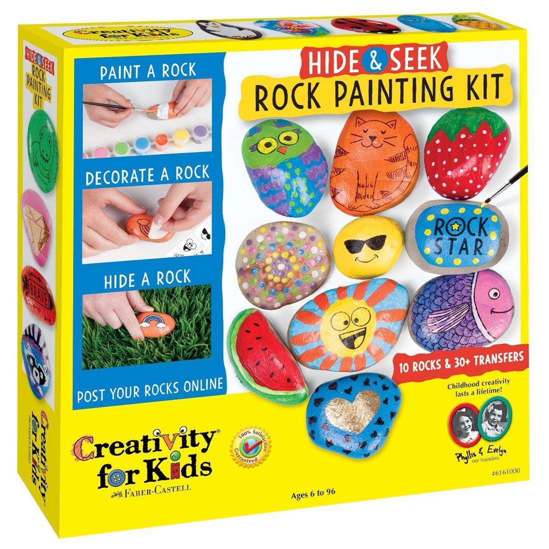 Hide & Seek Rock Painting Kit by Creativity For Kids