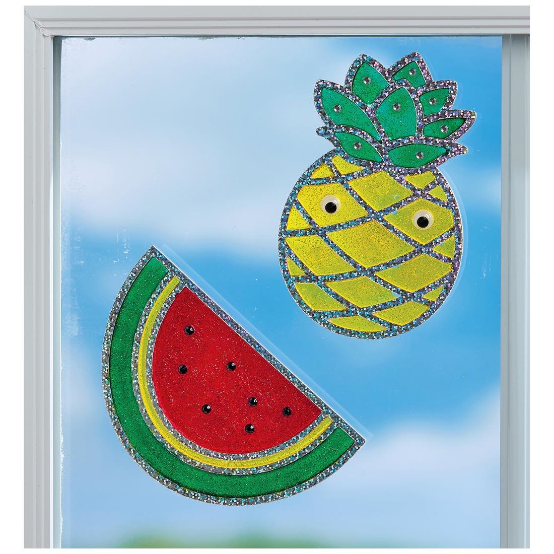 Fun Fruit Window Art Fun Fruit Window Art