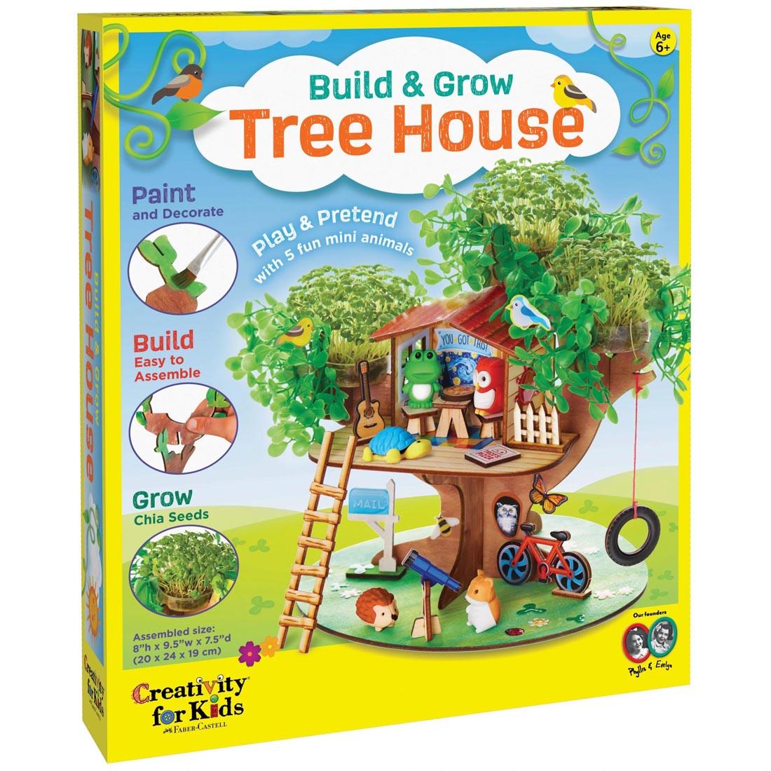 Box front of Build & Grow Tree House By Creativity For Kids