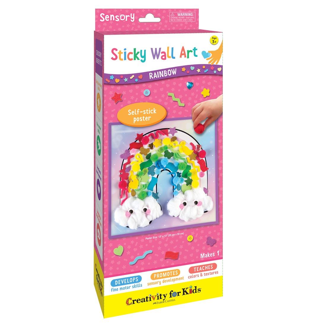 Package for Rainbow Sticky Wall Art By Creativity For Kids