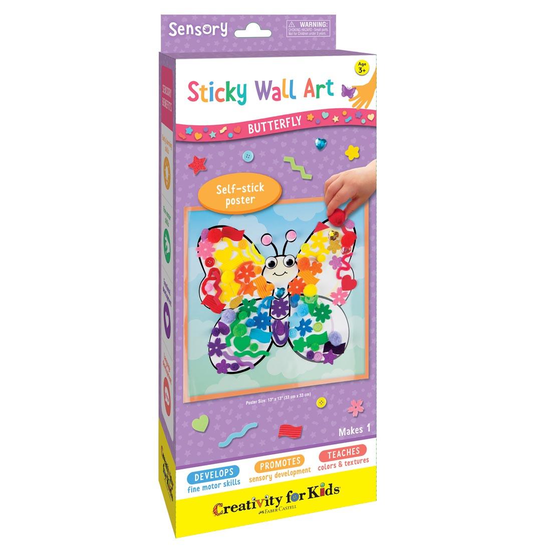 Package for Butterfly Sticky Wall Art By Creativity For Kids