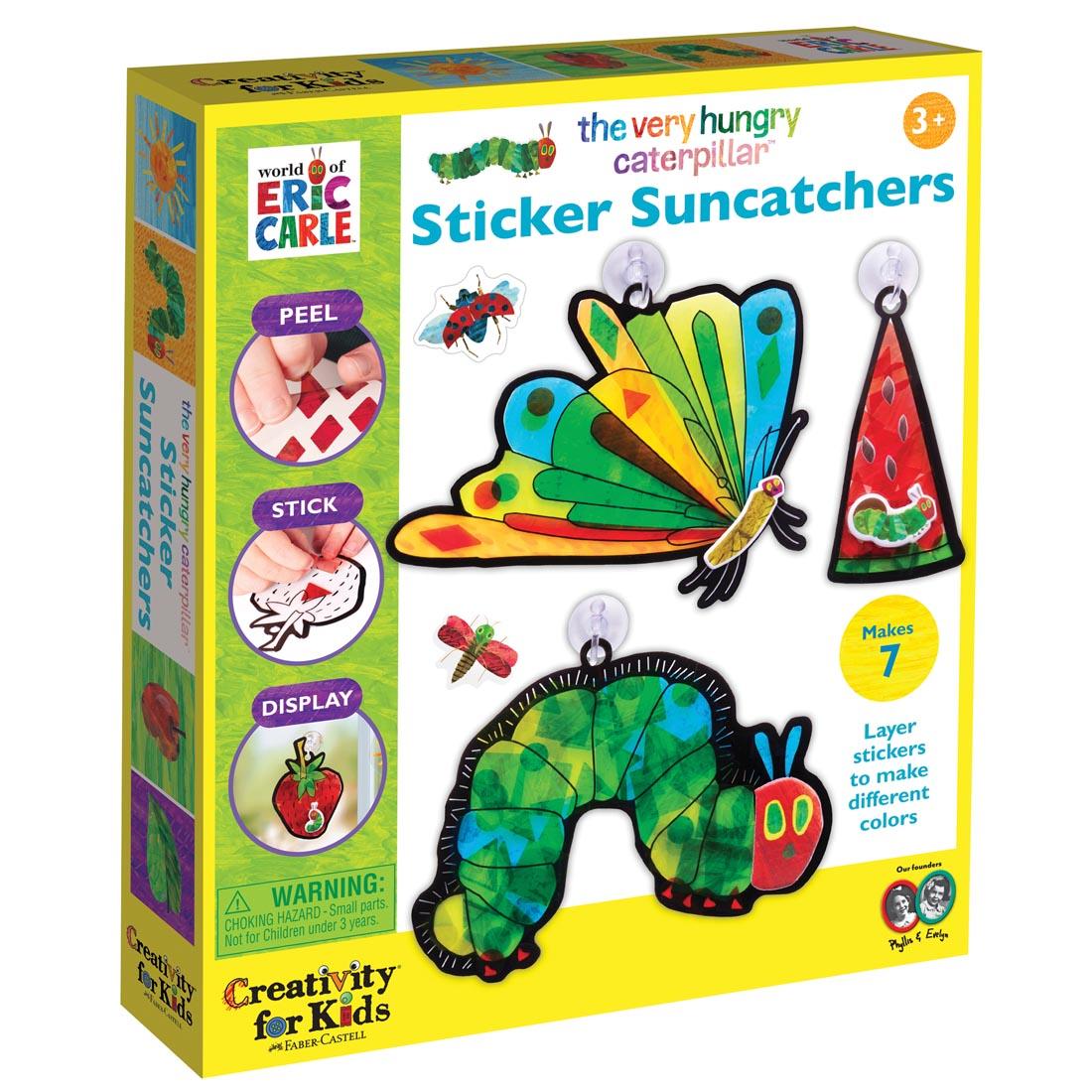 box for The Very Hungry Caterpillar Sticker Suncatchers By Creativity For Kids