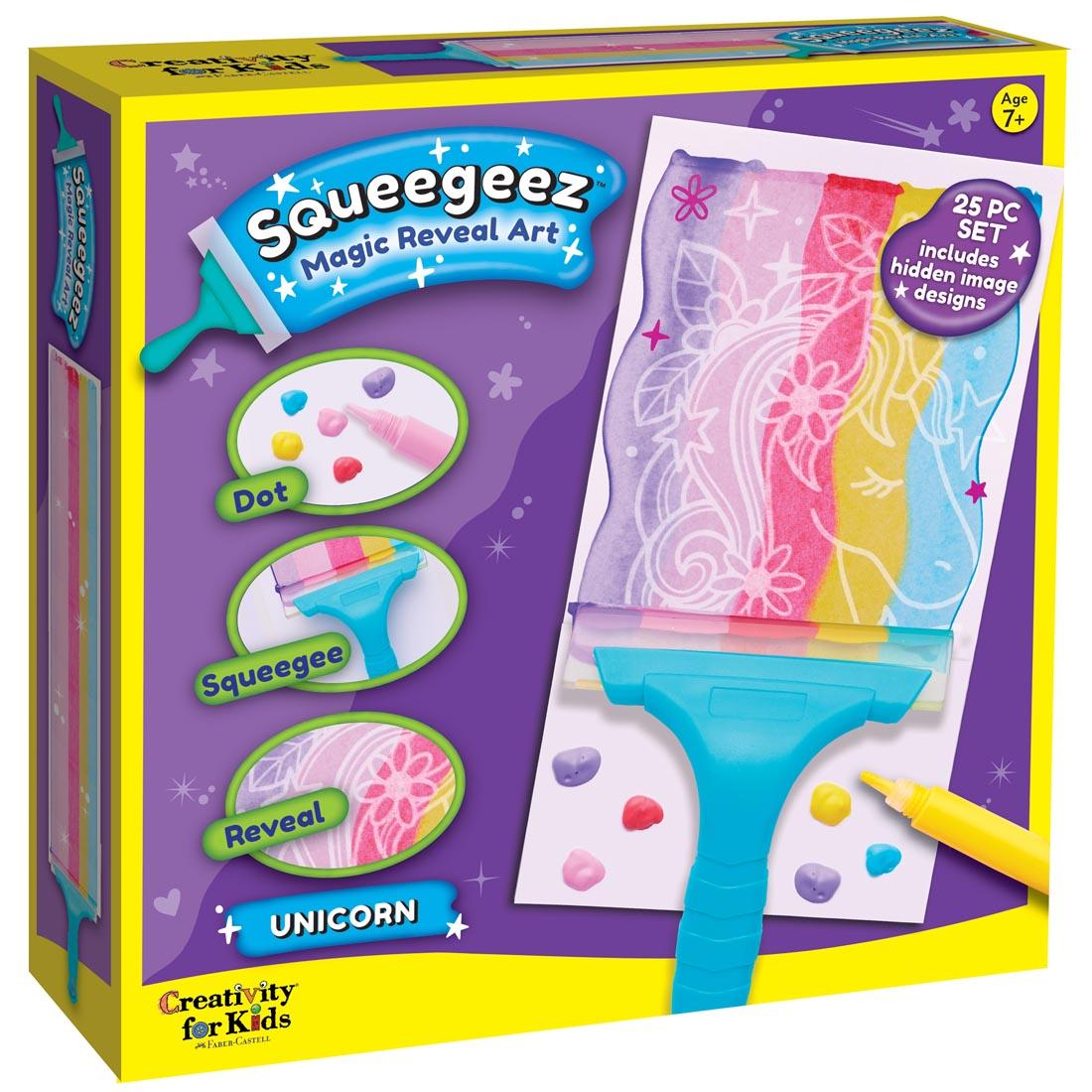 box for Squeegeez Magic Reveal Art Unicorn