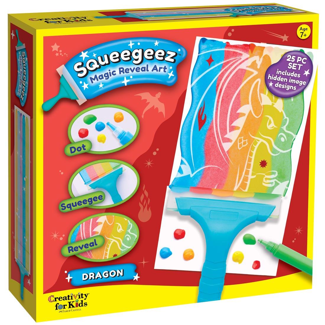 box for Squeegeez Magic Reveal Art Dragon