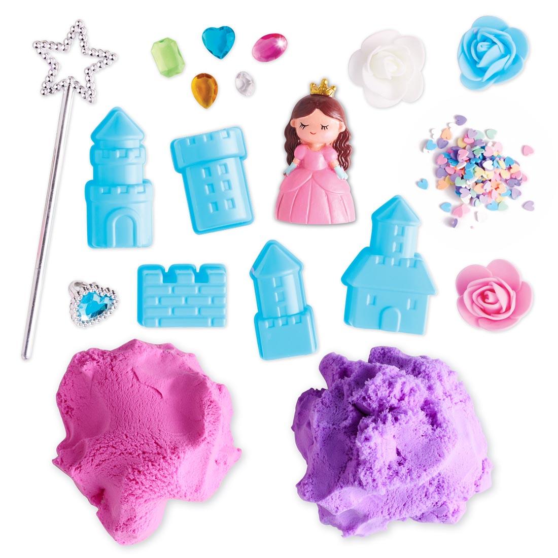 contents of the Princess Sensory Pack By Creativity For Kids