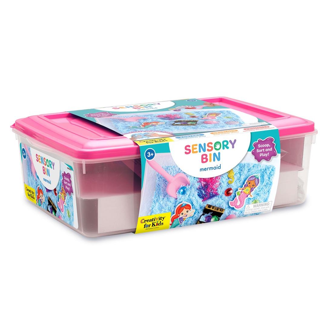 Mermaid Sensory Bin in package