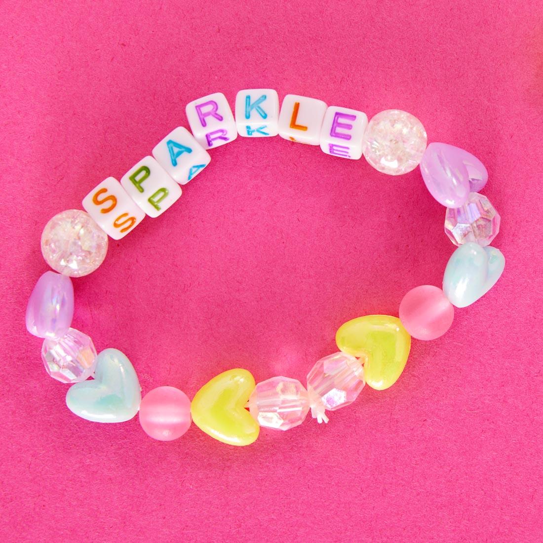 bracelet made with the Unicorn Bead Jewelry Jar
