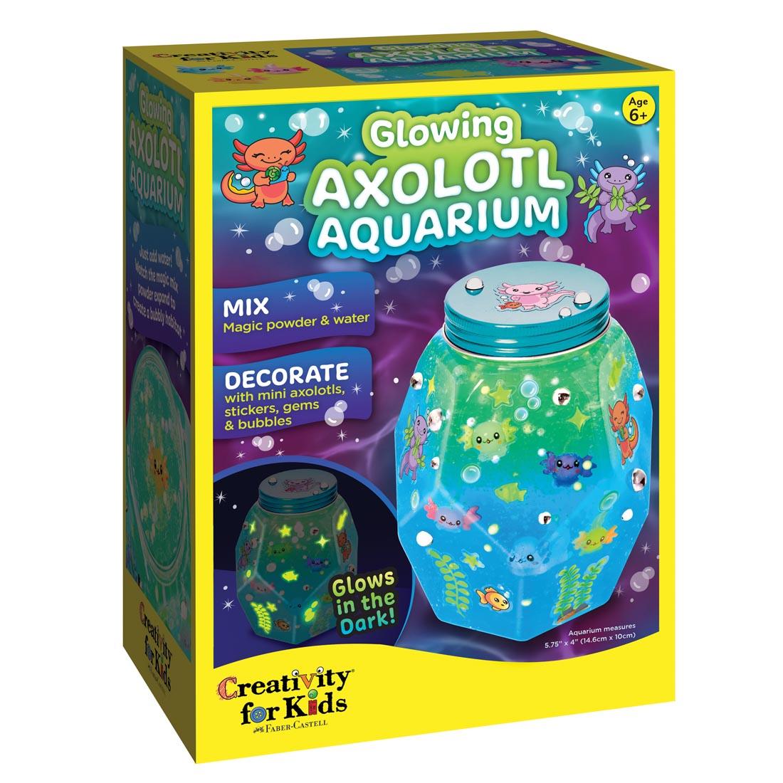 Glowing Axolotl Aquarium By Creativity For Kids
