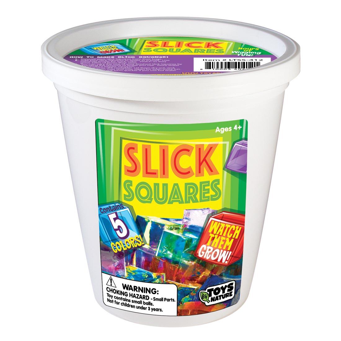 Bucket of Slick Squares