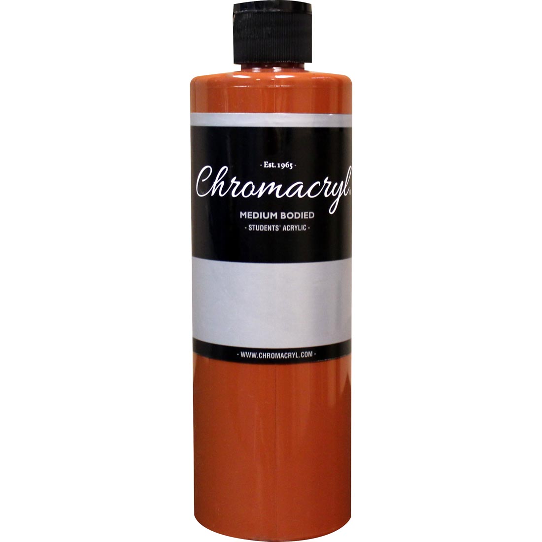 Bottle of Burnt Sienna Chromacryl Students' Acrylic Paint