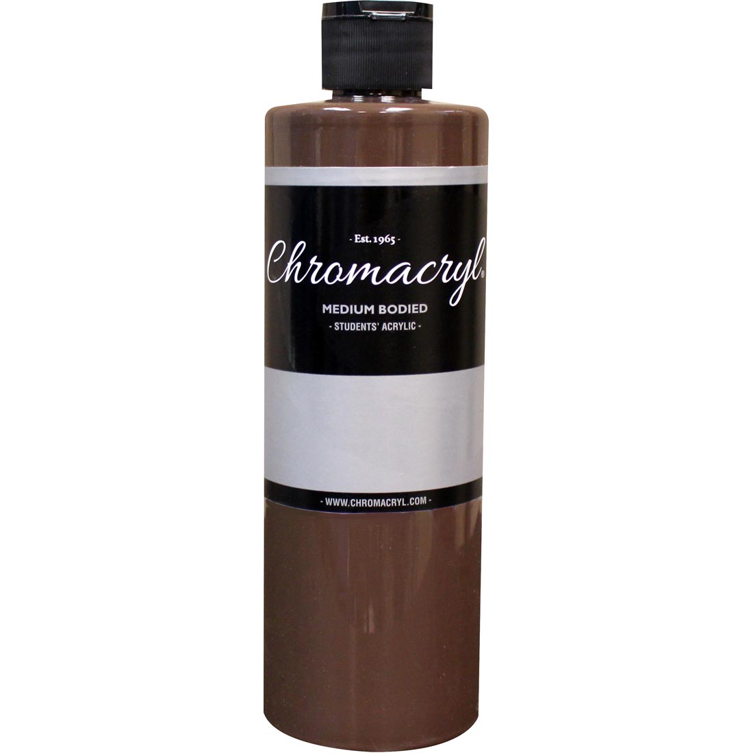 Bottle of Burnt Umber Chromacryl Students' Acrylic Paint