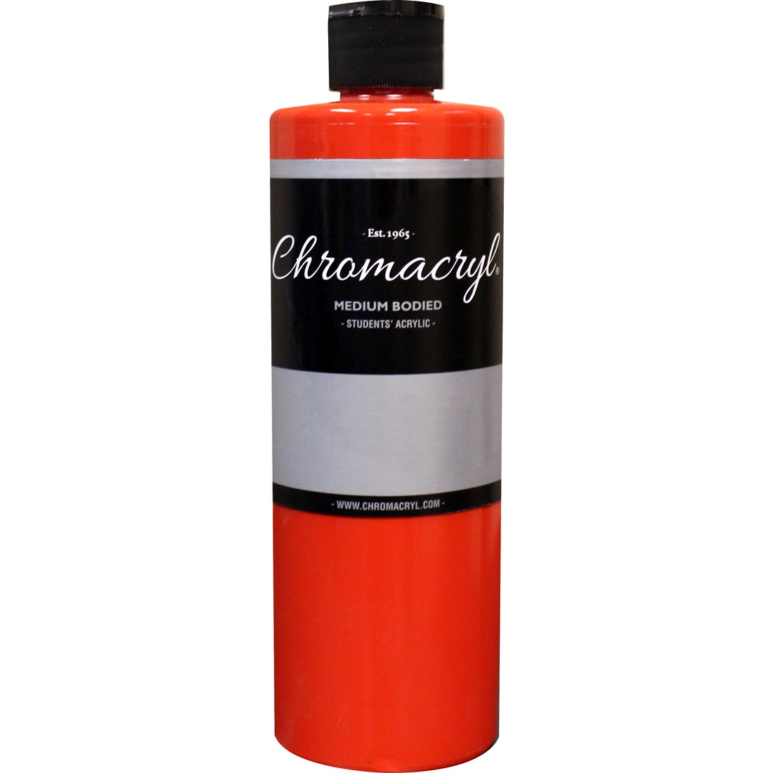 Bottle of Warm Red Chromacryl Students' Acrylic Paint