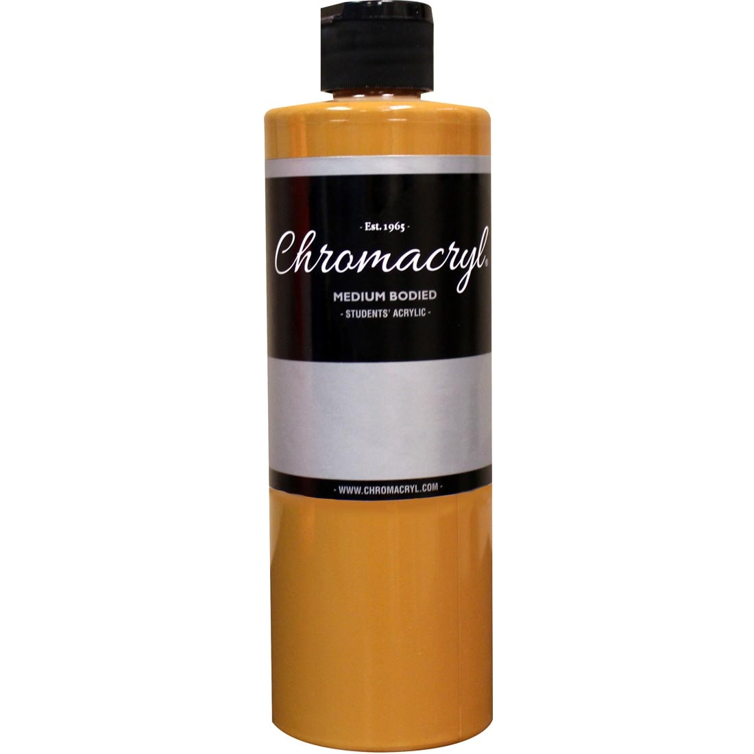 Bottle of Raw Sienna Chromacryl Students' Acrylic Paint