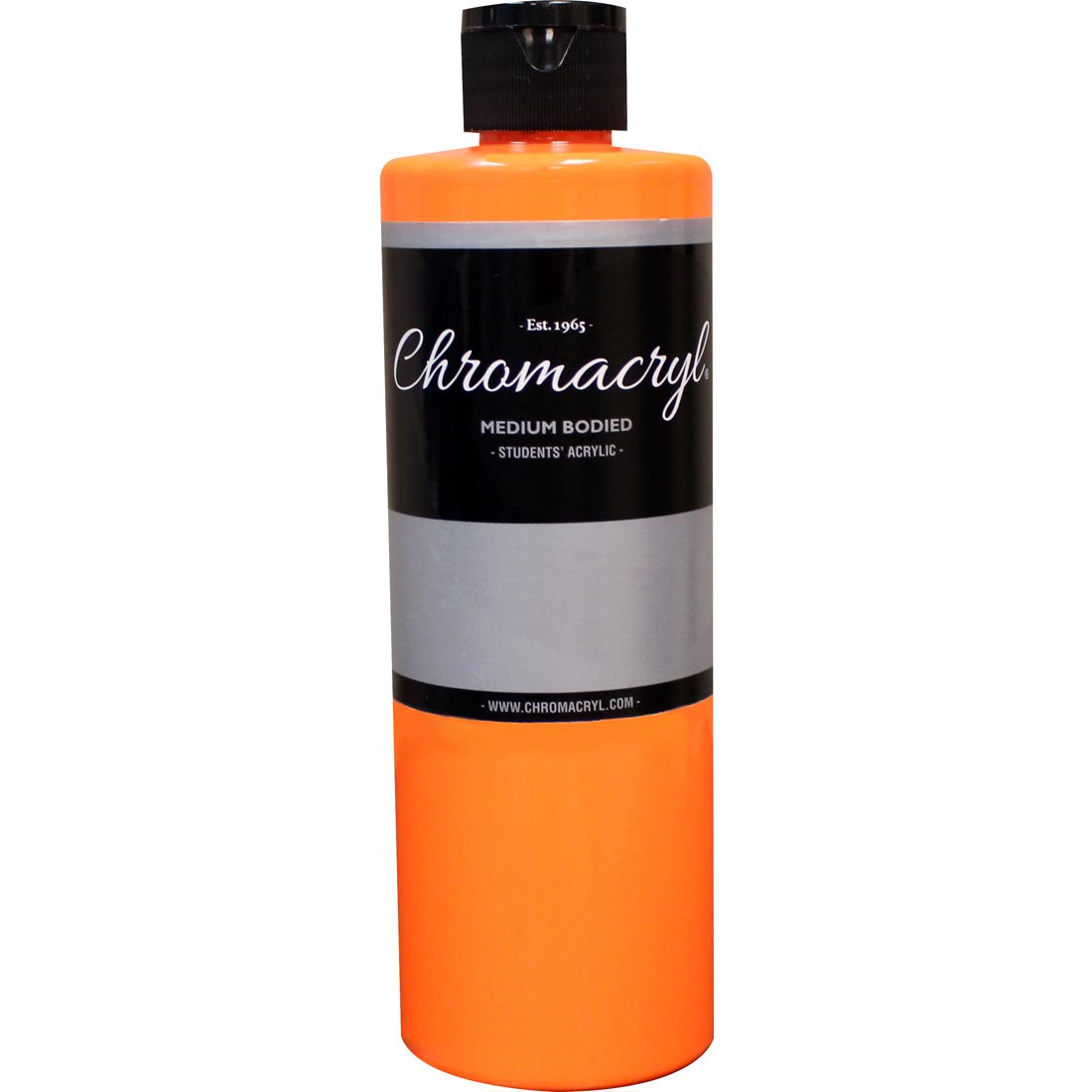 Bottle of Neon Orange Chromacryl Students' Acrylic Paint