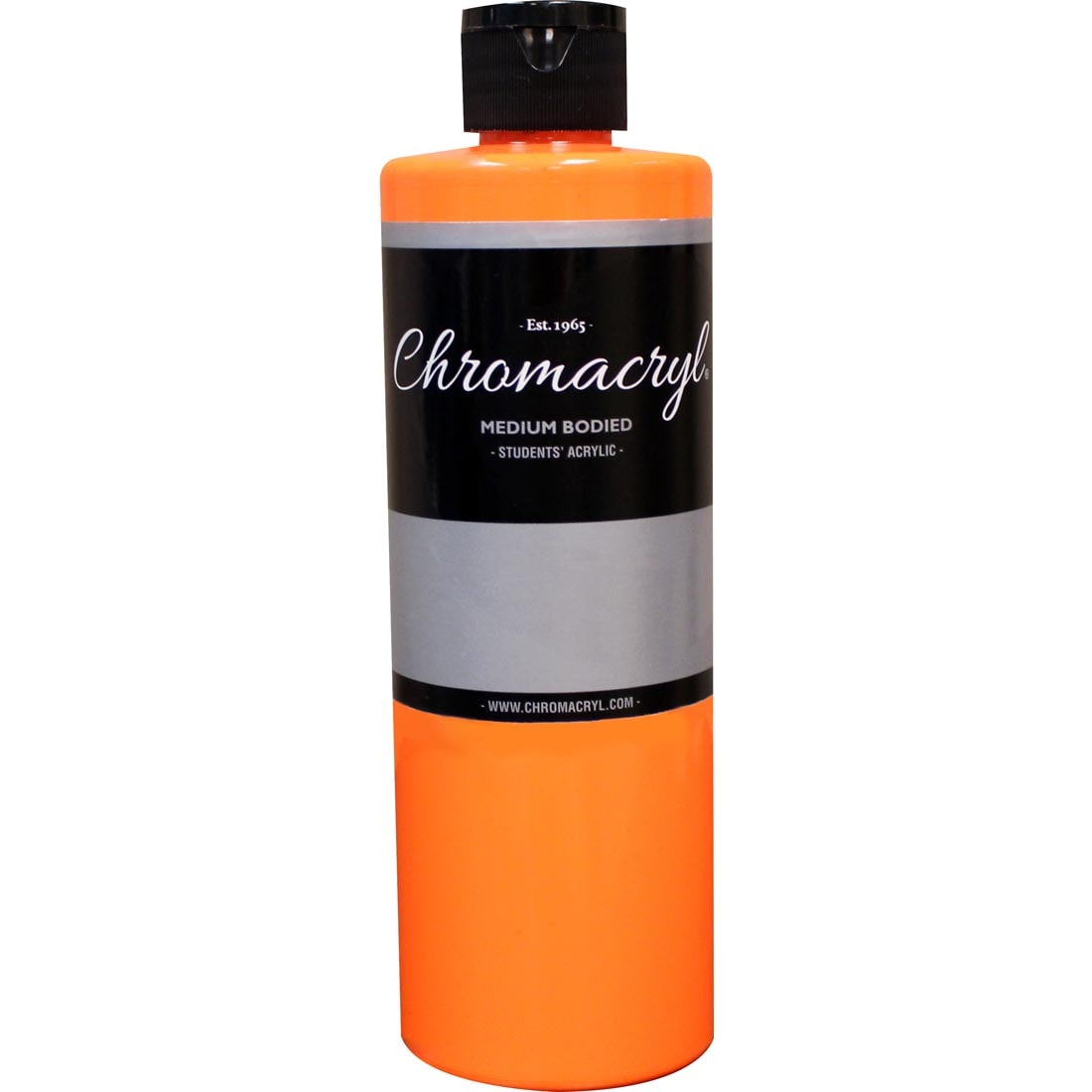 Bottle of Neon Orange Chromacryl Students' Acrylic Paint