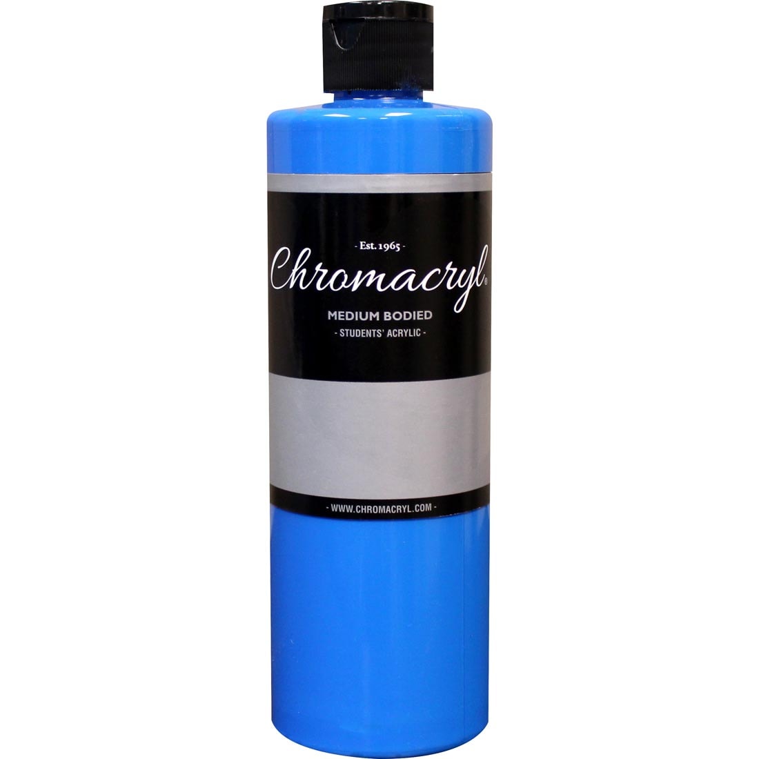 Bottle of Neon Blue Chromacryl Students' Acrylic Paint