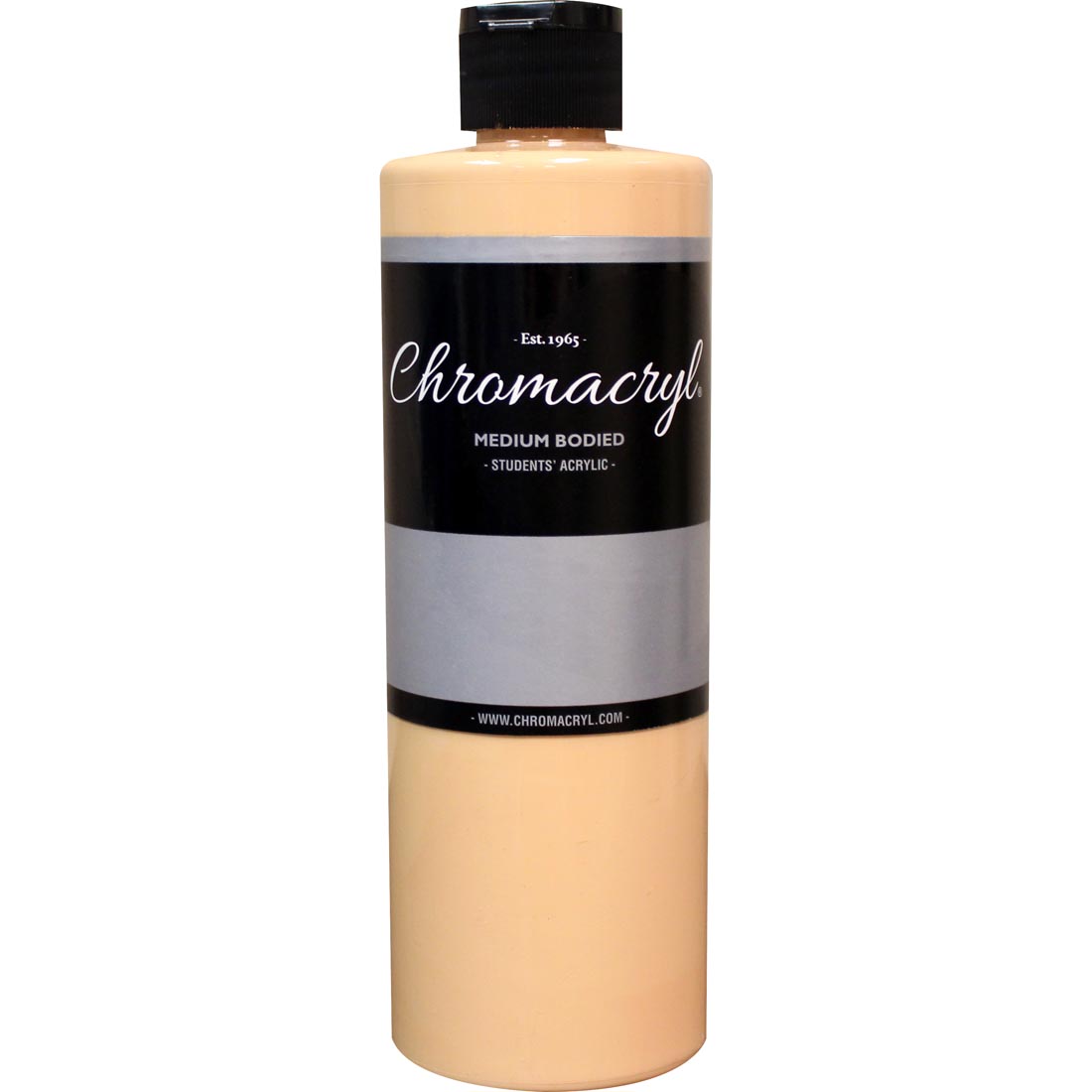 Bottle of Peach Chromacryl Students' Acrylic Paint