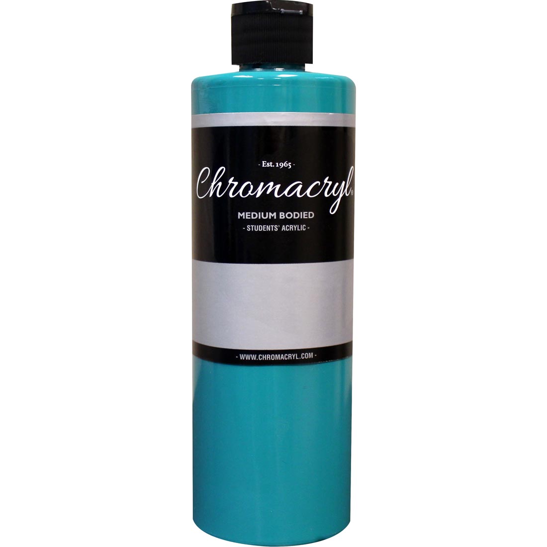 Bottle of Turquoise Chromacryl Students' Acrylic Paint