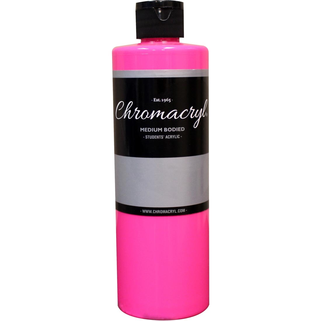 Bottle of Neon Pink Chromacryl Students' Acrylic Paint