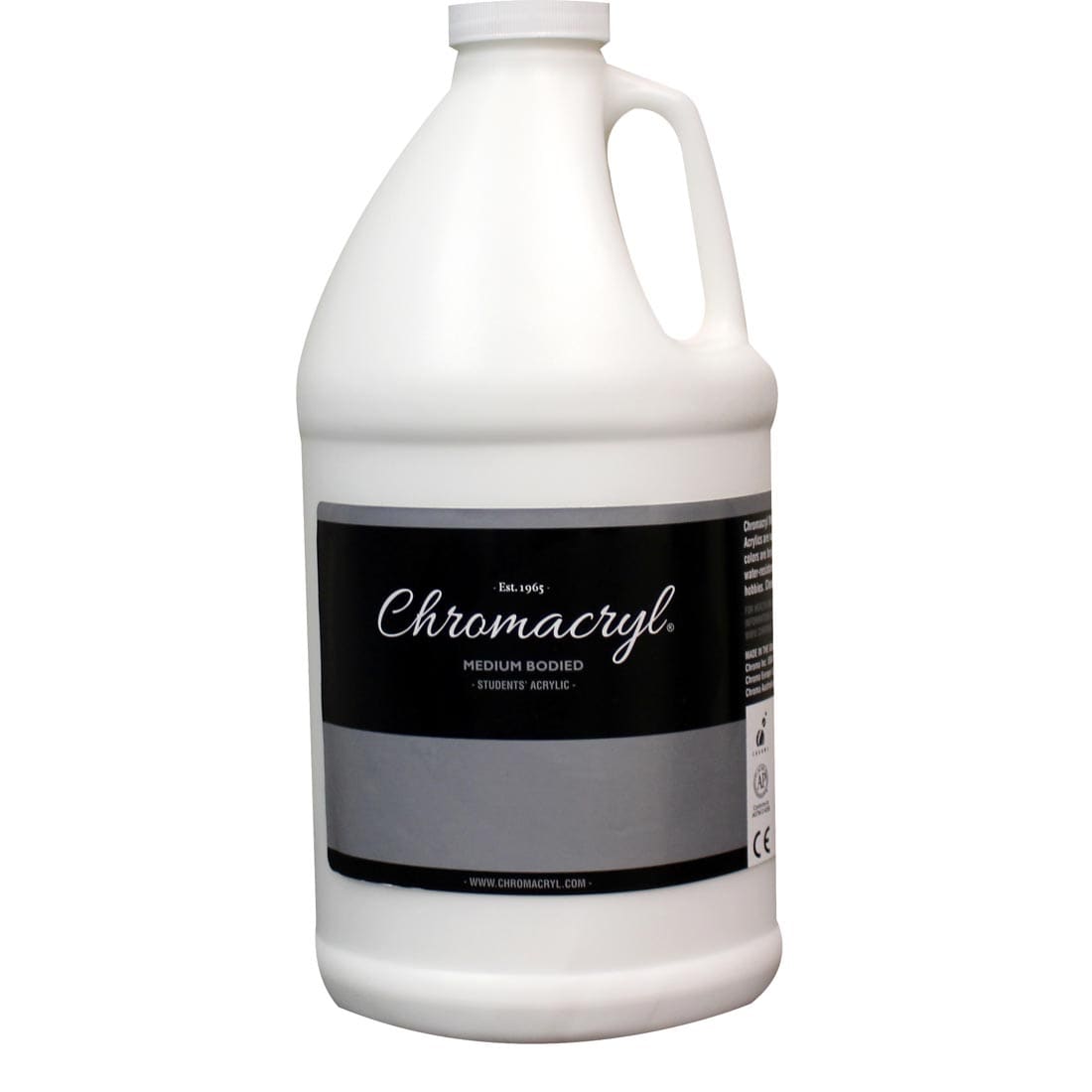 White Chromacryl Students' Acrylic Paint 1/2 Gallon