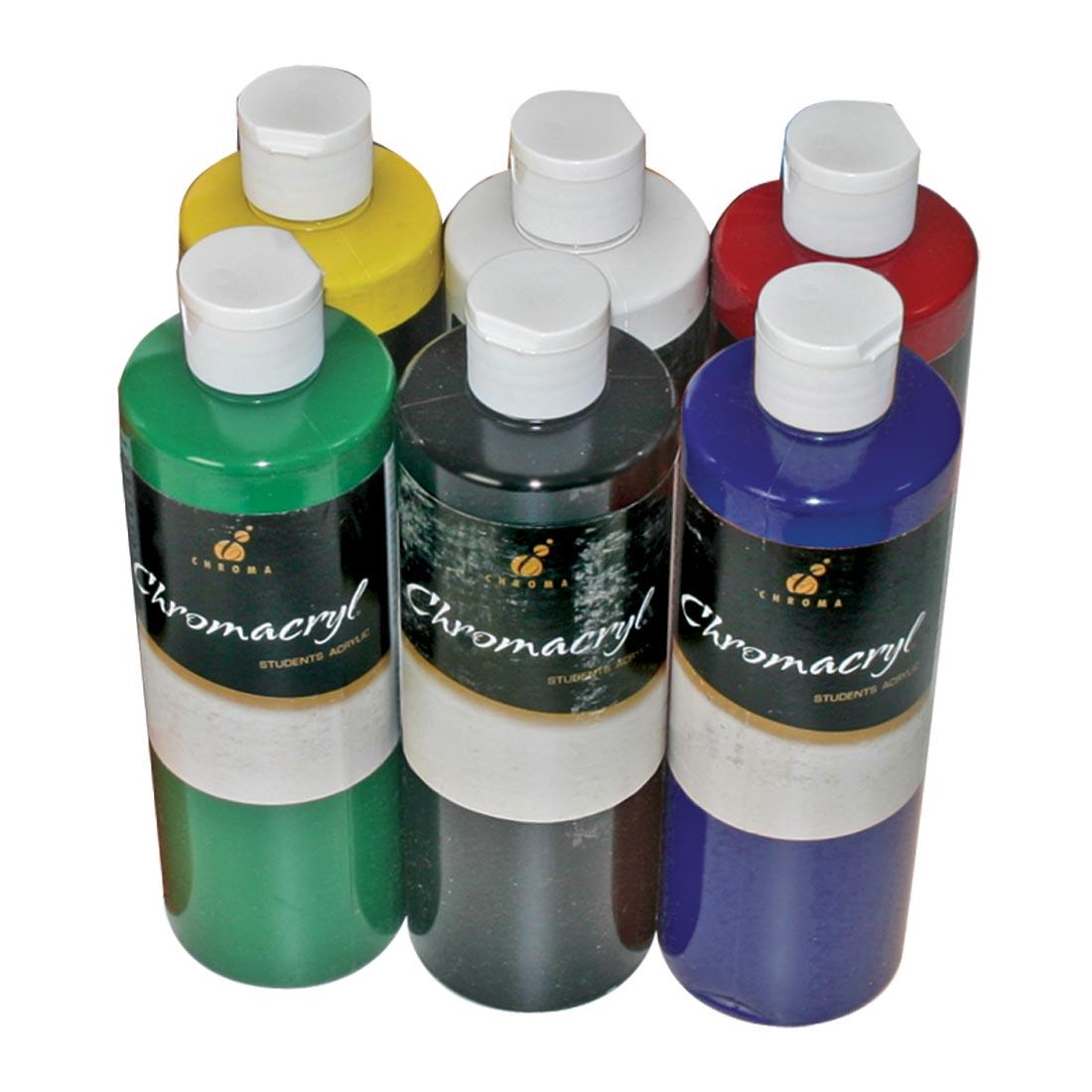 Chromacryl Students' Acrylic 6-Color Primary Set