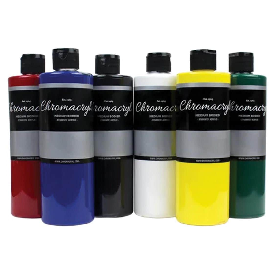 Chromacryl Students' Acrylic 6-Color Primary Set