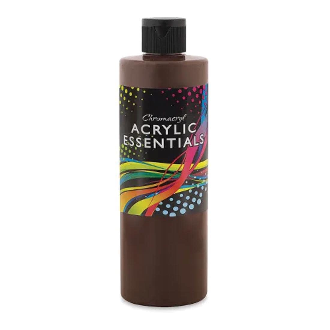 Bottle of Brown Chromacryl Acrylic Essentials Paint