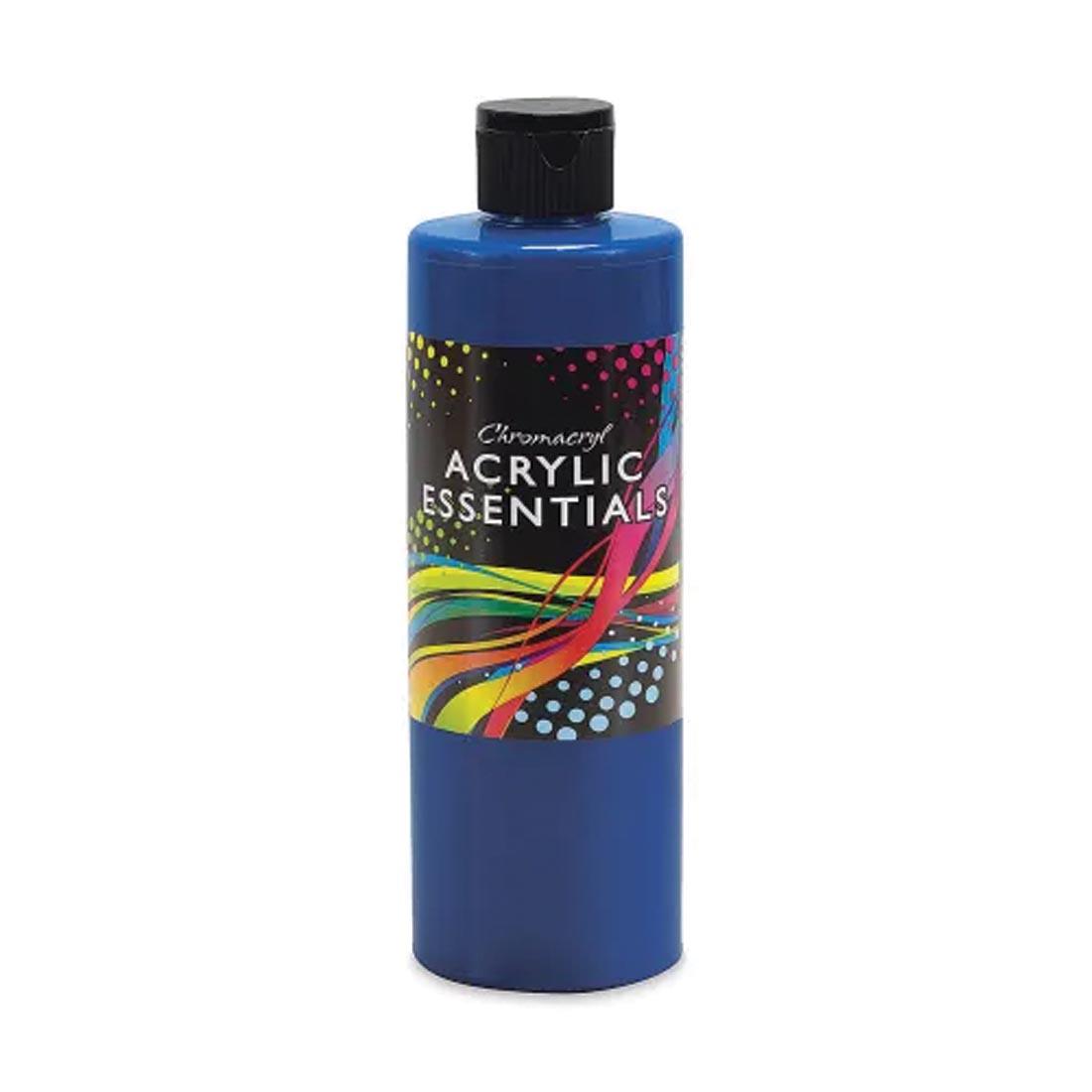 Bottle of Cool Blue Chromacryl Acrylic Essentials Paint