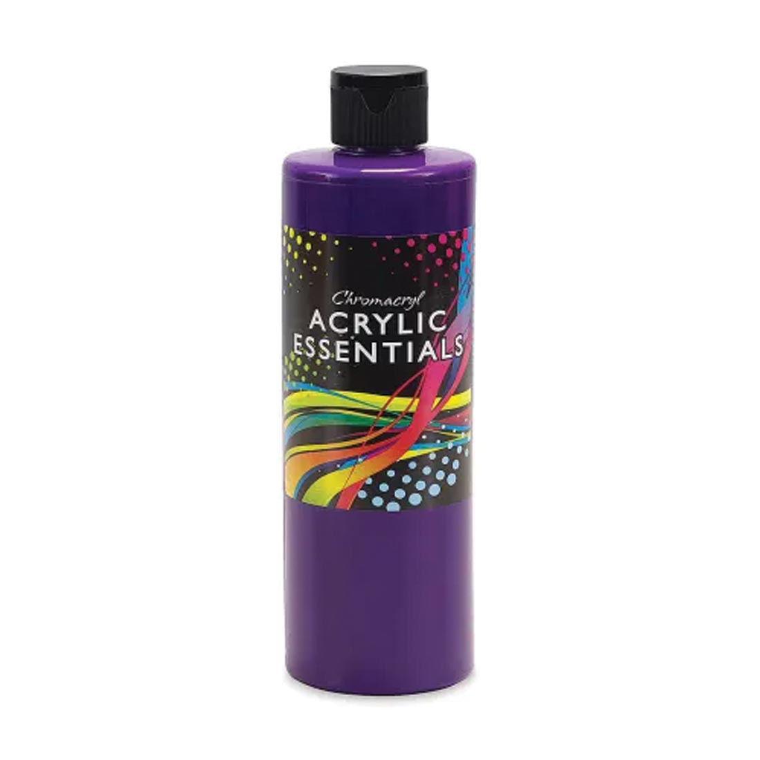 Bottle of Purple Chromacryl Acrylic Essentials Paint