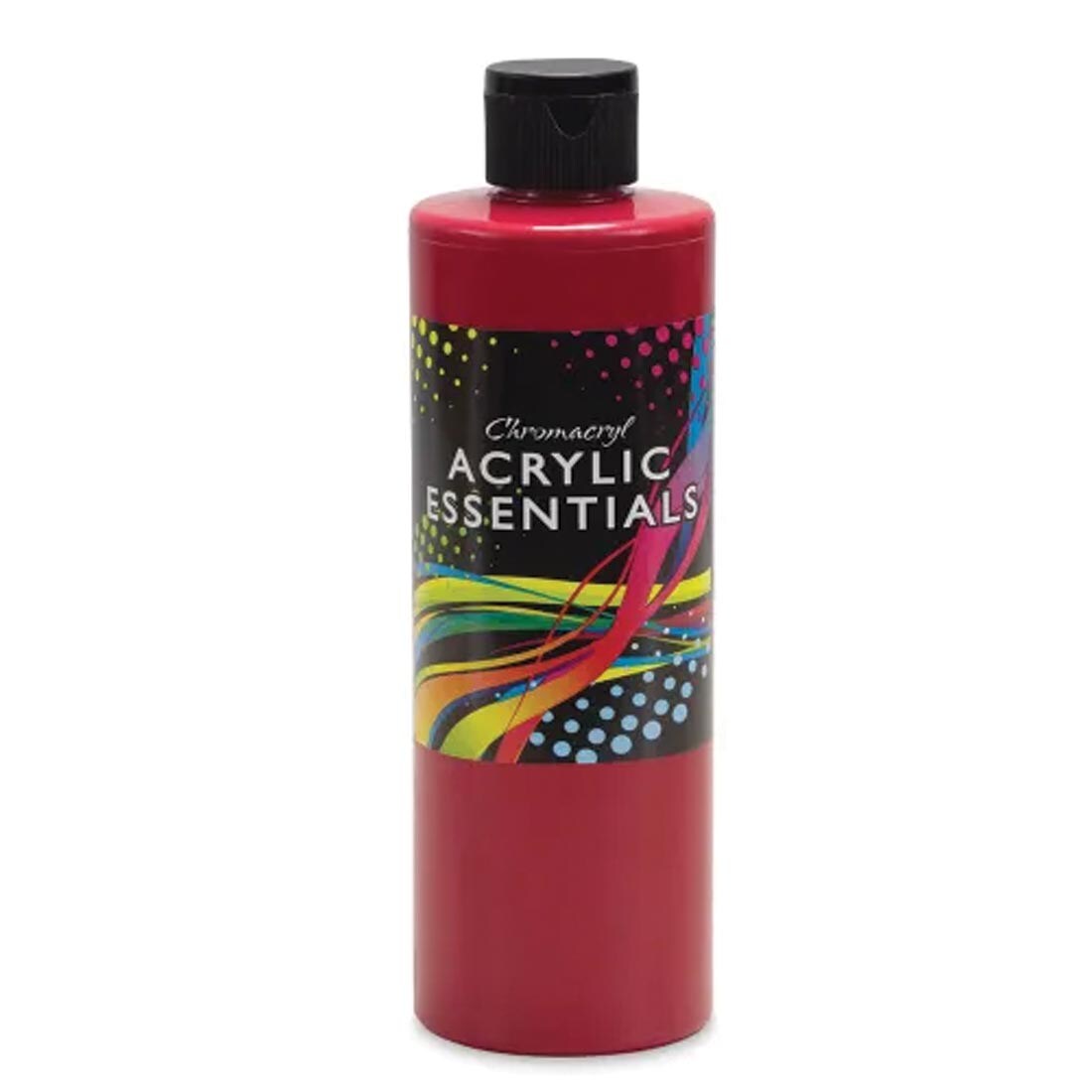 Bottle of Cool Red Chromacryl Acrylic Essentials Paint