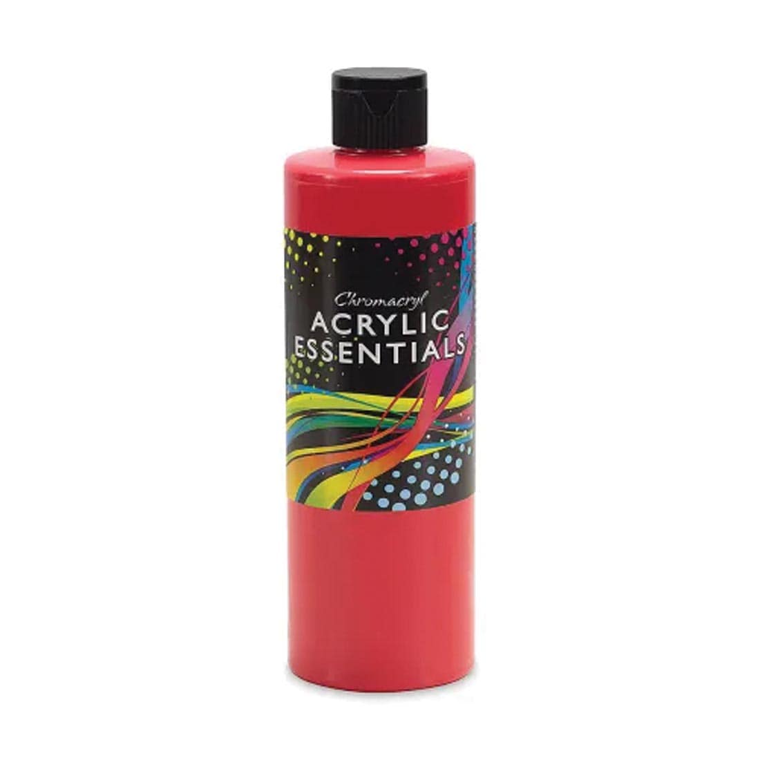 Bottle of Warm Red Chromacryl Acrylic Essentials Paint