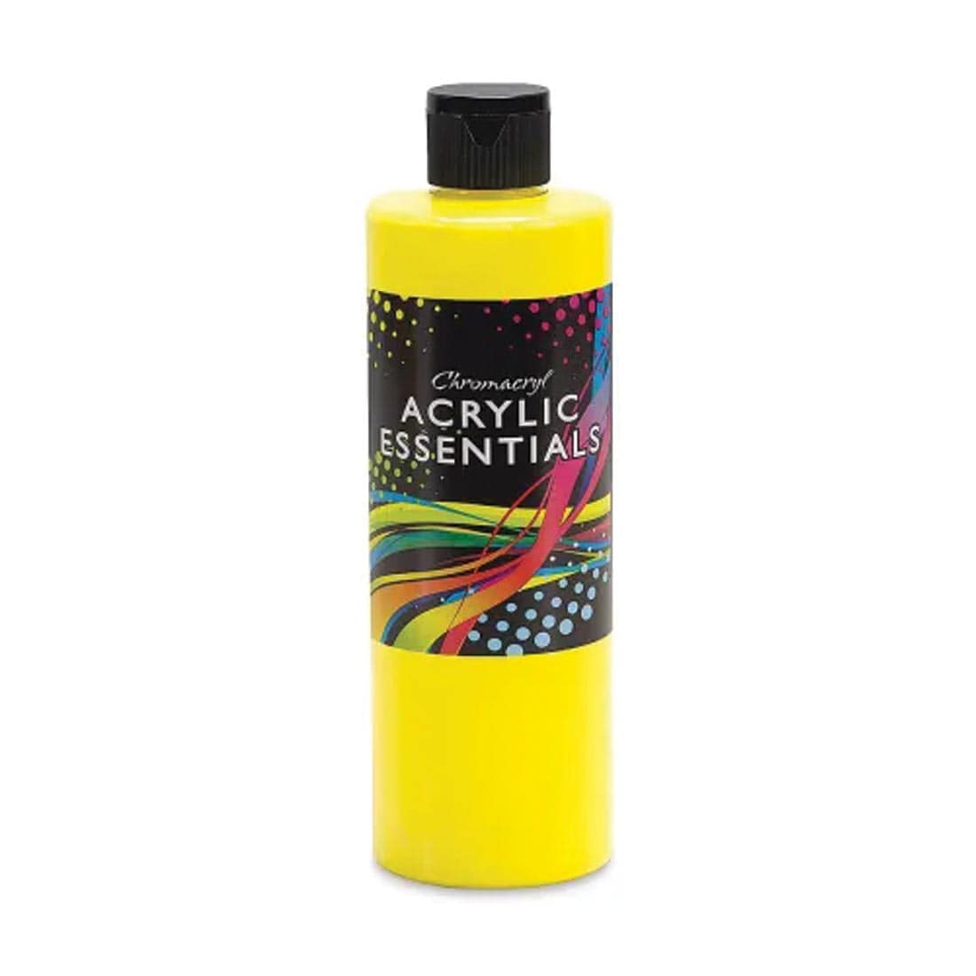 Bottle of Cool Yellow Chromacryl Acrylic Essentials Paint