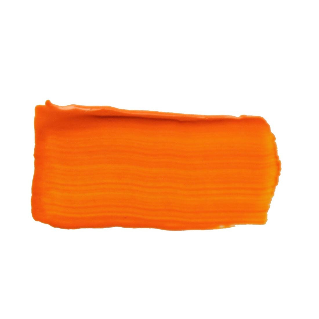 Brush stroke of Cadmium Orange Hue Atelier A2 Lightfast Heavy Body Artist Acrylic