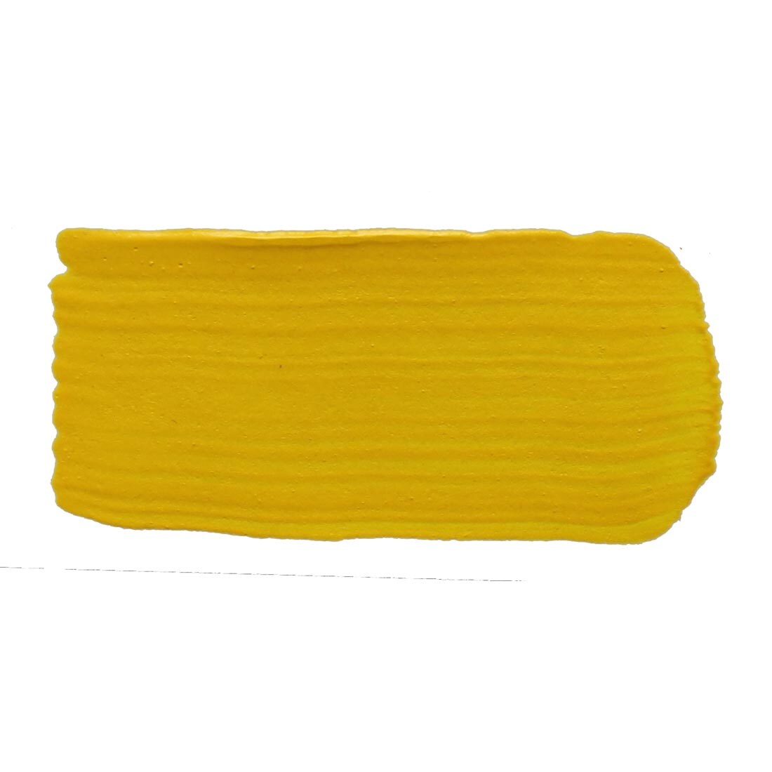 Brush stroke of Cadmium Yellow Medium Hue Atelier A2 Lightfast Heavy Body Artist Acrylic