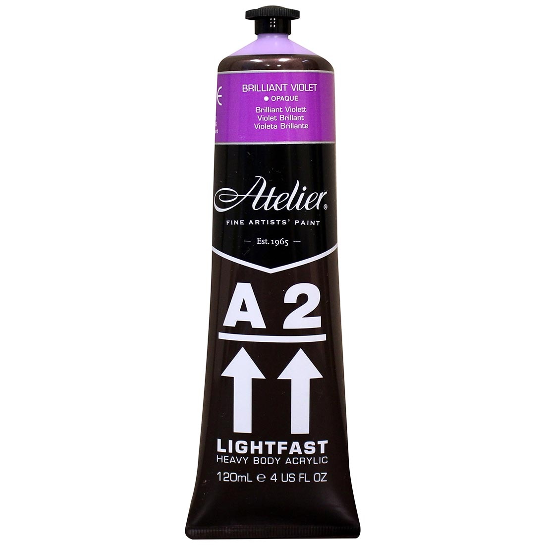 Atelier A2 Lightfast Heavy Body Artist Acrylic Tube Brilliant Violet