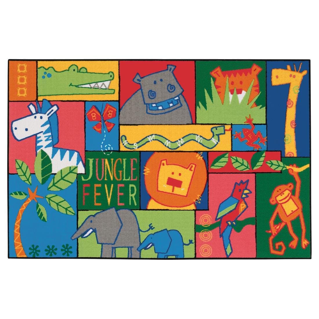 Jungle Animals Kids Value Rug by Carpets For Kids