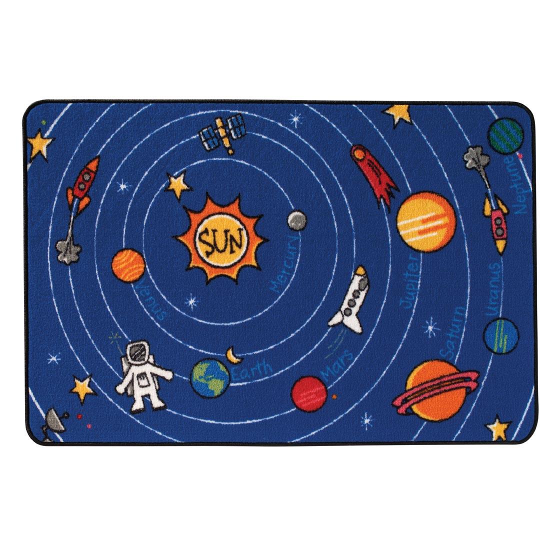 Outer Space Kids Value Rug by Carpets For Kids